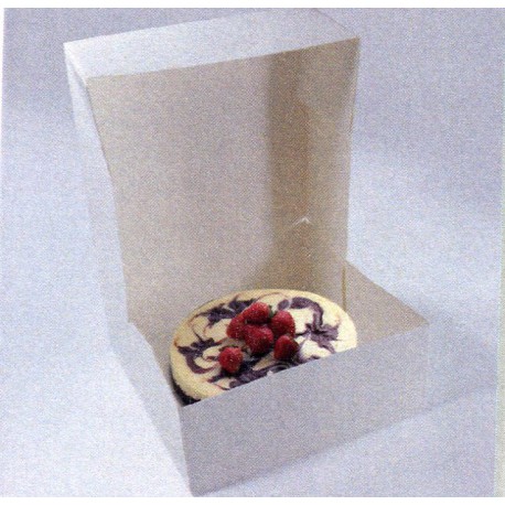 BOITE PATISSIERE 26 X 26 X 13 LE PQT DE 50