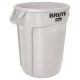 CONTENEUR ROND BLANC 75 L