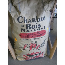 CHARBON DE BOIS "QUALITE RESTAURANT"  SAC DE  50 L