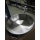 POELE RONDE INOX D.36