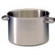 MARMITE BASSE A/C INOX D40