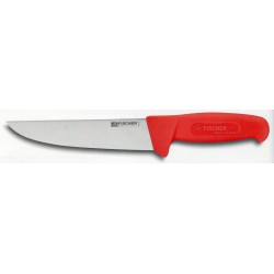 COUTEAU BOUCHER ROUGE 23 CM BARGOIN