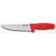 COUTEAU BOUCHER ROUGE 25 CM BARGOIN